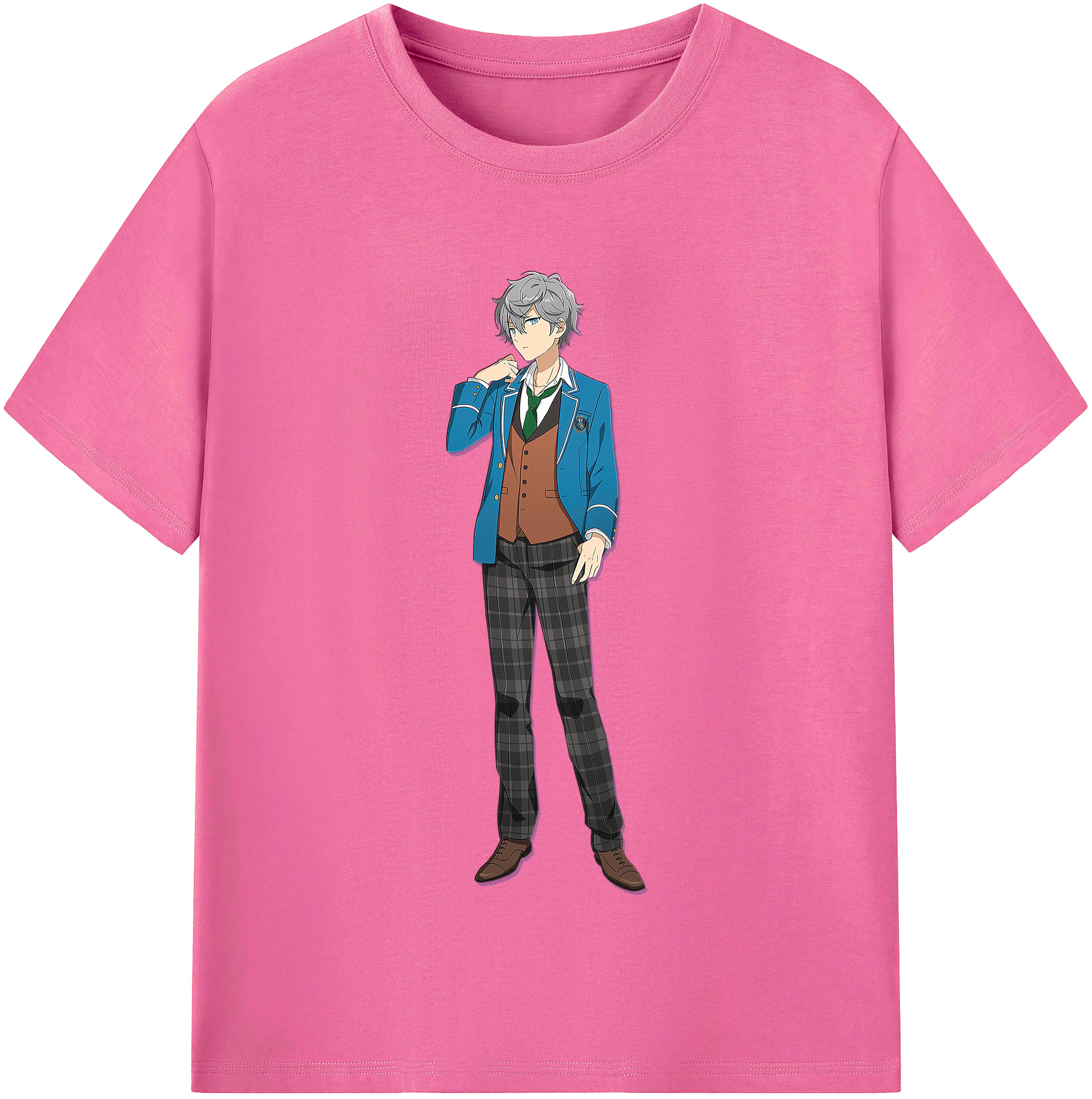 （画像用） あんさんぶるスターズ! Ensemble Stars レディースカジュアルプリントTシャツ（綿100％）